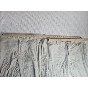 Alan Flusser Pants Mens SZ 36x30 Linen Blend Chino Khaki Beachwear Lot Of 2